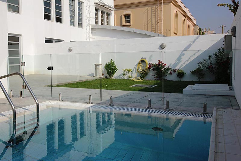 Al Safa Villa - Glass Pool Fencing
